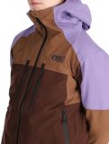 Thumbnail Picture, Exa ski jacket women Paisley Purple Cocoa Brown Chicory Coffee brown, purple 