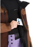 Thumbnail Picture, Exa ski jacket women Paisley Purple Cocoa Brown Chicory Coffee brown, purple 