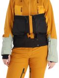 Thumbnail Picture, Fresya ski jacket women Desert Sage green, orange 