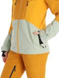 Thumbnail Picture, Fresya ski jacket women Desert Sage green, orange 