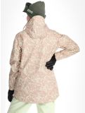 Thumbnail Picture, Glawi ski jacket women Textury Print beige 