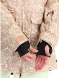 Thumbnail Picture, Glawi ski jacket women Textury Print beige 