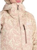 Thumbnail Picture, Glawi ski jacket women Textury Print beige 