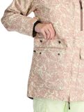 Thumbnail Picture, Glawi ski jacket women Textury Print beige 