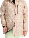 Thumbnail Picture, Glawi ski jacket women Textury Print beige 