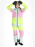 Thumbnail Picture, Haakon ski jacket women Silt Green Orchid Acid green, pink 