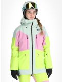 Thumbnail Picture, Haakon ski jacket women Silt Green Orchid Acid green, pink 