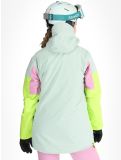 Thumbnail Picture, Haakon ski jacket women Silt Green Orchid Acid green, pink 