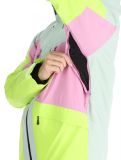 Thumbnail Picture, Haakon ski jacket women Silt Green Orchid Acid green, pink 