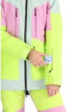 Thumbnail Picture, Haakon ski jacket women Silt Green Orchid Acid green, pink 