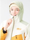 Thumbnail Picture, Kamelya ski jacket kids Light Milk green, orange, white 