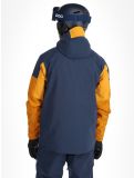 Thumbnail Picture, Naikoon ski jacket men Dark Blue Camel Honey blue, brown 