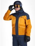 Thumbnail Picture, Naikoon ski jacket men Dark Blue Camel Honey blue, brown 