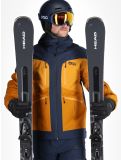 Thumbnail Picture, Naikoon ski jacket men Dark Blue Camel Honey blue, brown 