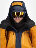 Thumbnail Picture, Naikoon ski jacket men Dark Blue Camel Honey blue, brown 