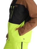 Thumbnail Picture, Object ski jacket men Cocoa Brown Black Acid Lime black, brown, yellow 