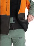 Thumbnail Picture, Object ski jacket men Raven Grey green, grey, orange 