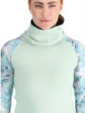 Thumbnail Picture, Pagaya High Fleece thermal shirt women Blurry Water Silt Green green 