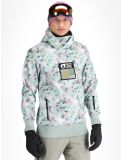 Thumbnail Picture, Printed softshell ski jacket men Blurry Water Print multicolor 