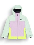 Thumbnail Picture, Seady ski jacket kids Silt Green Orchid Acid green, pink 