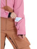 Thumbnail Picture, Seakrest ski jacket women Latte beige, orange, pink 