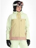 Thumbnail Picture, Seakrest ski jacket women Lime Cream Hemp Roebuck brown, green 