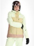 Thumbnail Picture, Seakrest ski jacket women Lime Cream Hemp Roebuck brown, green 