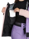 Thumbnail Picture, Seakrest ski jacket women Shadow Gray Paisley Purple Black black, grey, purple 