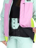 Thumbnail Picture, Seakrest ski jacket women Silt Green Orchid Acid Lime grey, pink 