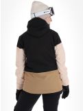 Thumbnail Picture, Seakrest ski jacket women Tannin-Black beige, black 