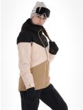 Thumbnail Picture, Seakrest ski jacket women Tannin-Black beige, black 