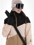 Thumbnail Picture, Seakrest ski jacket women Tannin-Black beige, black 