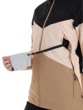 Thumbnail Picture, Seakrest ski jacket women Tannin-Black beige, black 