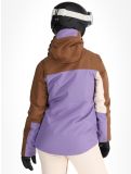 Thumbnail Picture, Seen ski jacket women Cocoa Brown Vanilla Paisley Purple beige, brown, purple 