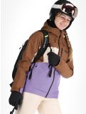 Thumbnail Picture, Seen ski jacket women Cocoa Brown Vanilla Paisley Purple beige, brown, purple 