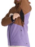 Thumbnail Picture, Seen ski jacket women Cocoa Brown Vanilla Paisley Purple beige, brown, purple 