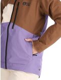 Thumbnail Picture, Seen ski jacket women Cocoa Brown Vanilla Paisley Purple beige, brown, purple 