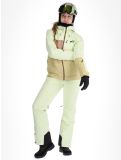 Thumbnail Picture, Seen ski jacket women Lime Cream Hemp Roebuck brown, green 