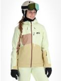 Thumbnail Picture, Seen ski jacket women Lime Cream Hemp Roebuck brown, green 