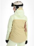 Thumbnail Picture, Seen ski jacket women Lime Cream Hemp Roebuck brown, green 