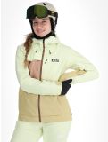 Thumbnail Picture, Seen ski jacket women Lime Cream Hemp Roebuck brown, green 