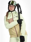 Thumbnail Picture, Seen ski jacket women Lime Cream Hemp Roebuck brown, green 