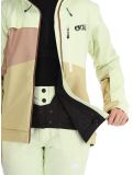 Thumbnail Picture, Seen ski jacket women Lime Cream Hemp Roebuck brown, green 