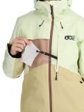 Thumbnail Picture, Seen ski jacket women Lime Cream Hemp Roebuck brown, green 