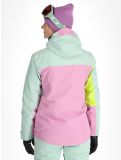 Thumbnail Picture, Seen ski jacket women Silt Green Acid Lime Orchid green, pink 