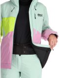 Thumbnail Picture, Seen ski jacket women Silt Green Acid Lime Orchid green, pink 