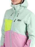 Thumbnail Picture, Seen ski jacket women Silt Green Acid Lime Orchid green, pink 