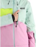 Thumbnail Picture, Seen ski jacket women Silt Green Acid Lime Orchid green, pink 