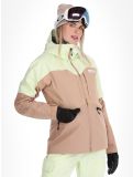 Thumbnail Picture, Sitkah ski jacket women Lime Cream Roebuck brown, green 