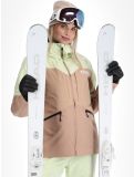 Thumbnail Picture, Sitkah ski jacket women Lime Cream Roebuck brown, green 